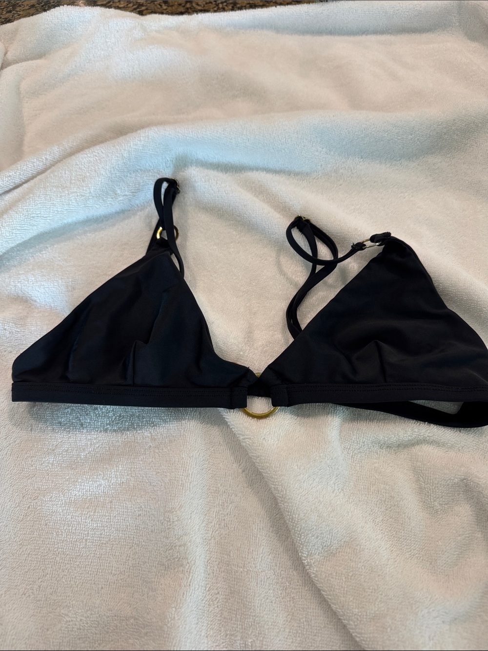 Blackbough Black Strappy Swim Top